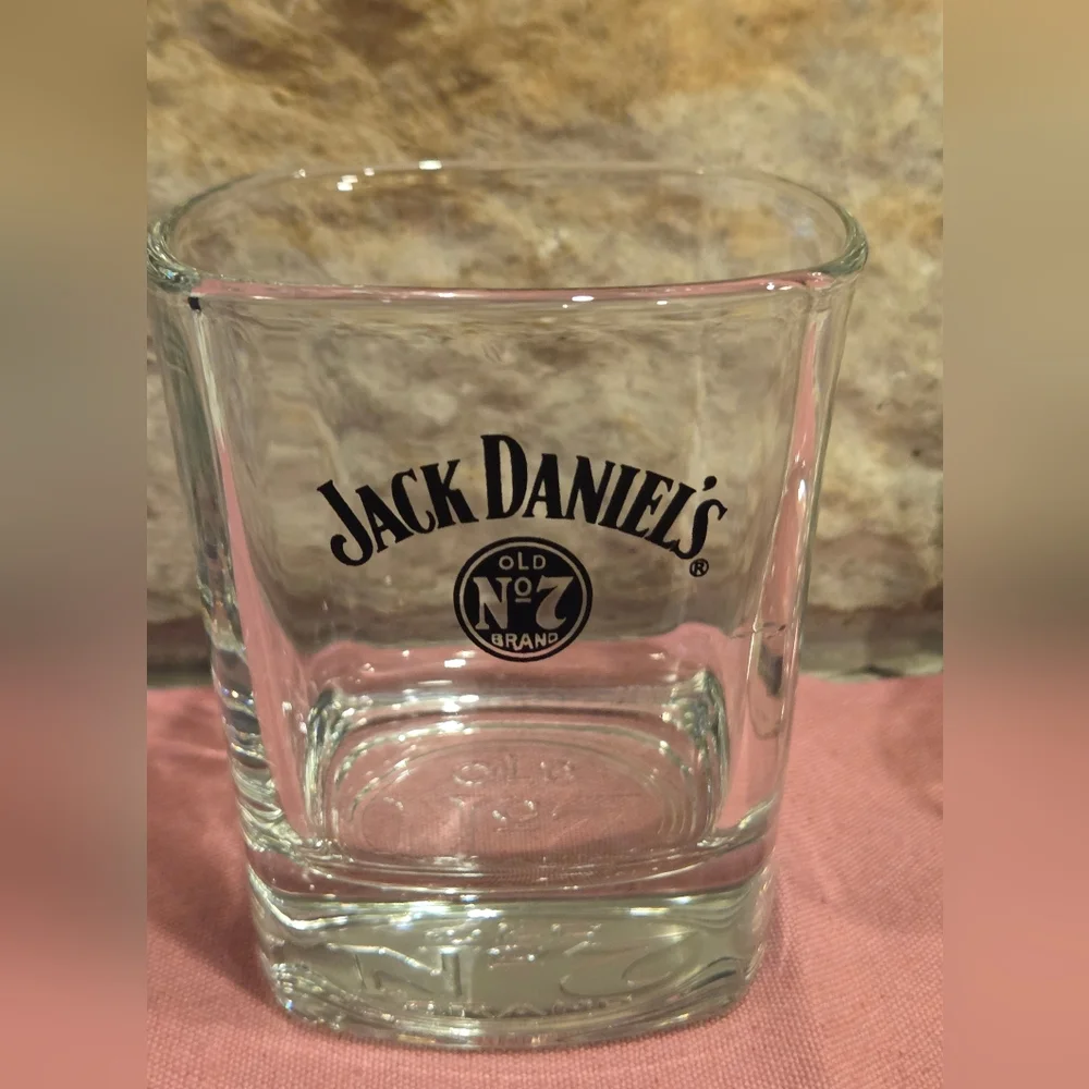 Set of 2 Jack Daniels Old No 7 Rocks Whiskey Glass Glasses